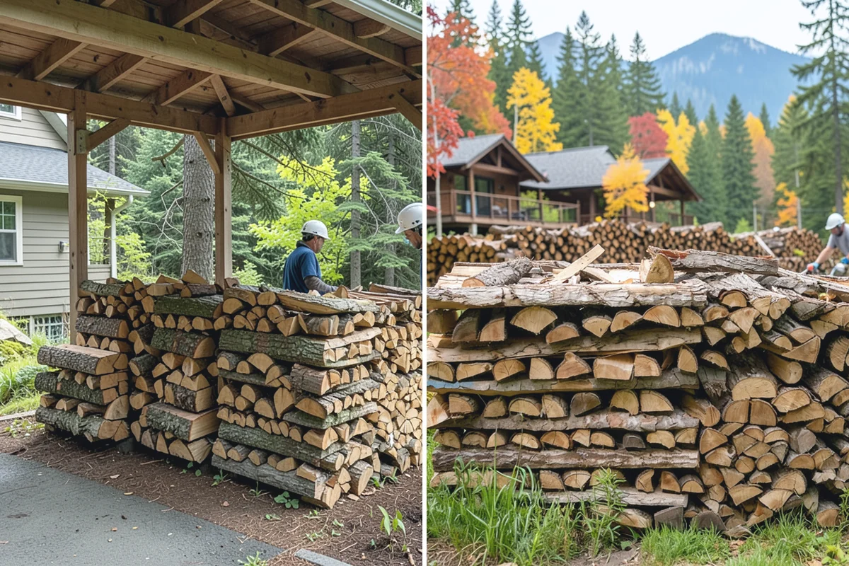 Ready-to-Burn Firewood in Redmond, King County, WA - We cut and split the rounds