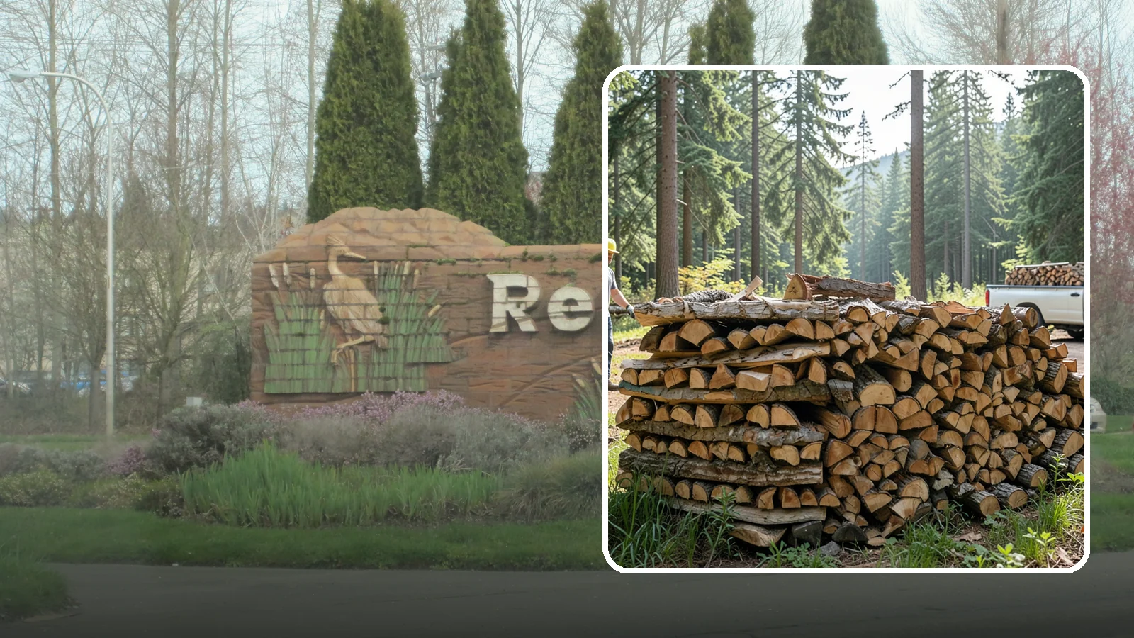 Ready-to-Burn Firewood in Renton, King County, WA - Firewood prepared and cured so you can light a fire the moment it is delivered.
