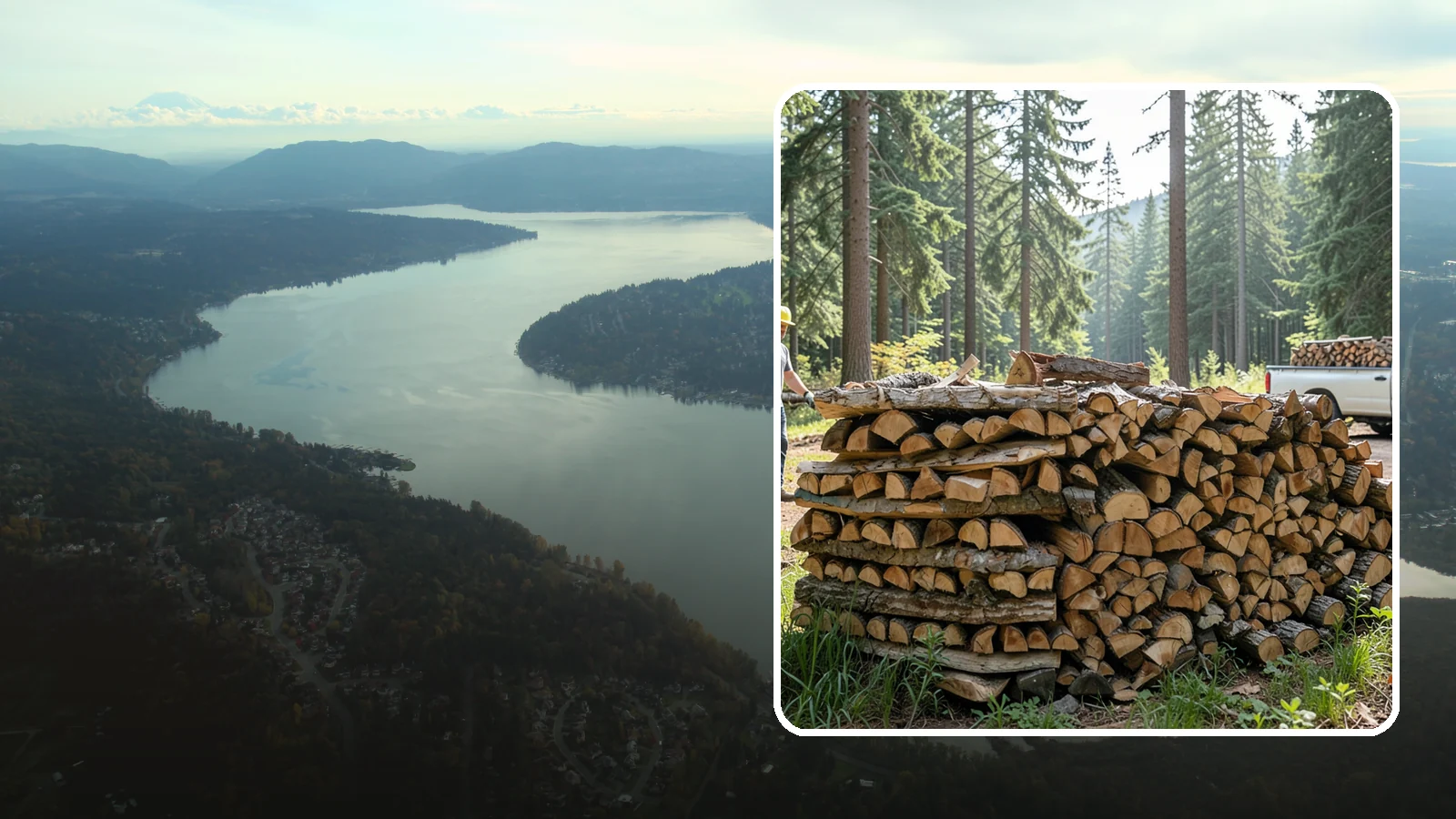 Ready-to-Burn Firewood in Sammamish, King County, WA - Firewood prepared and cured so you can light a fire the moment it is delivered.