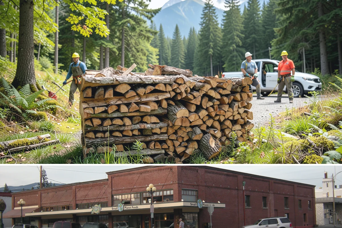 Ready-to-Burn Firewood in Sedro-Woolley, Skagit County, WA - Especially in demand at the first cold snap when households need heat immediately.