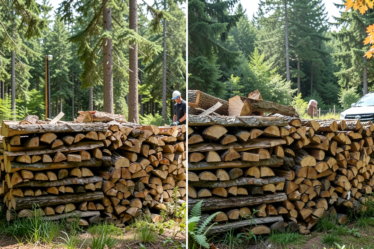 Ready-to-Burn Firewood in Shoreline, King County, WA - We cut and split the rounds