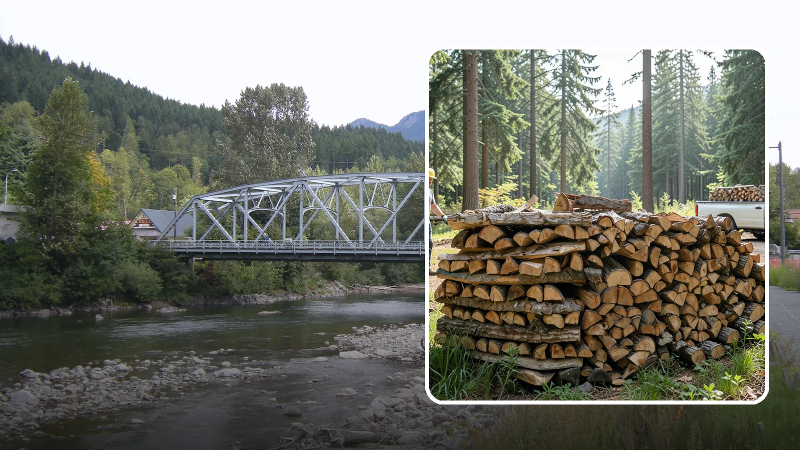 Ready-to-Burn Firewood in Skykomish, King County, WA - Firewood prepared and cured so you can light a fire the moment it is delivered.