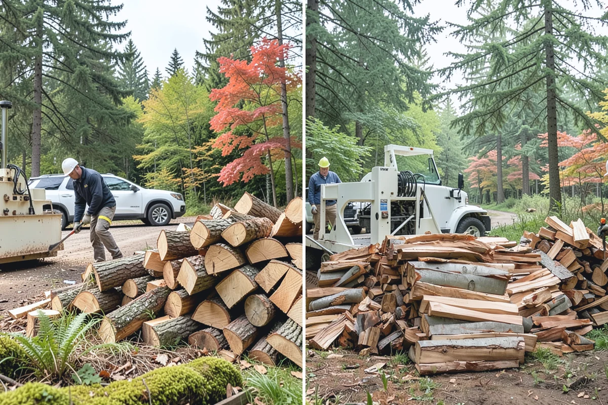 Ready-to-Burn Firewood in Skykomish, King County, WA - We cut and split the rounds