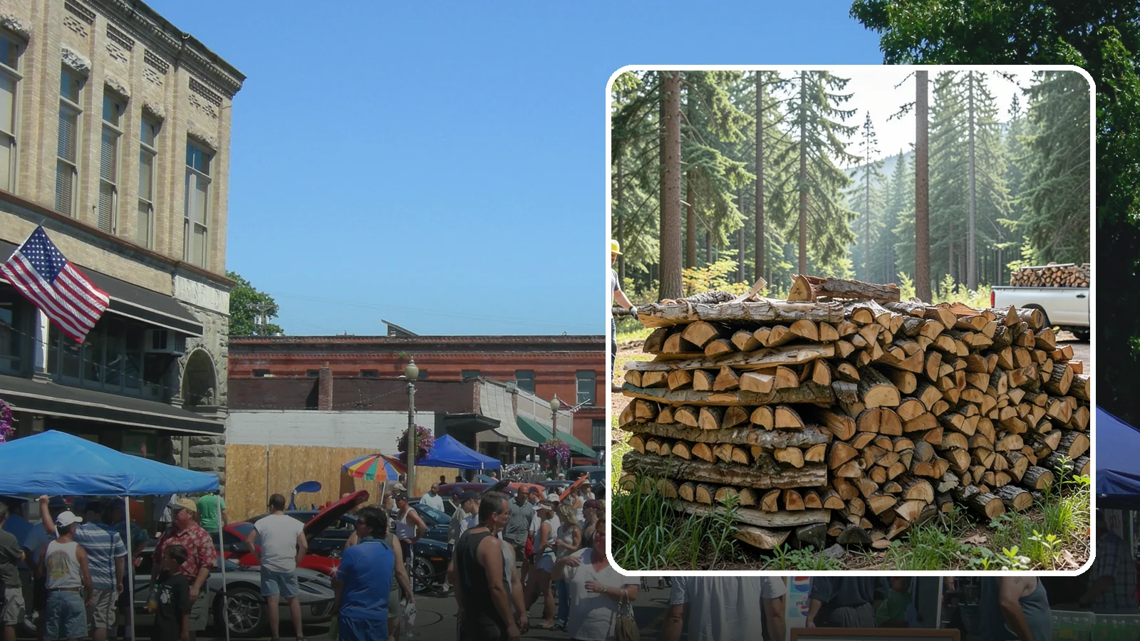 Ready-to-Burn Firewood in Snohomish, Snohomish County, WA - Firewood prepared and cured so you can light a fire the moment it is delivered.