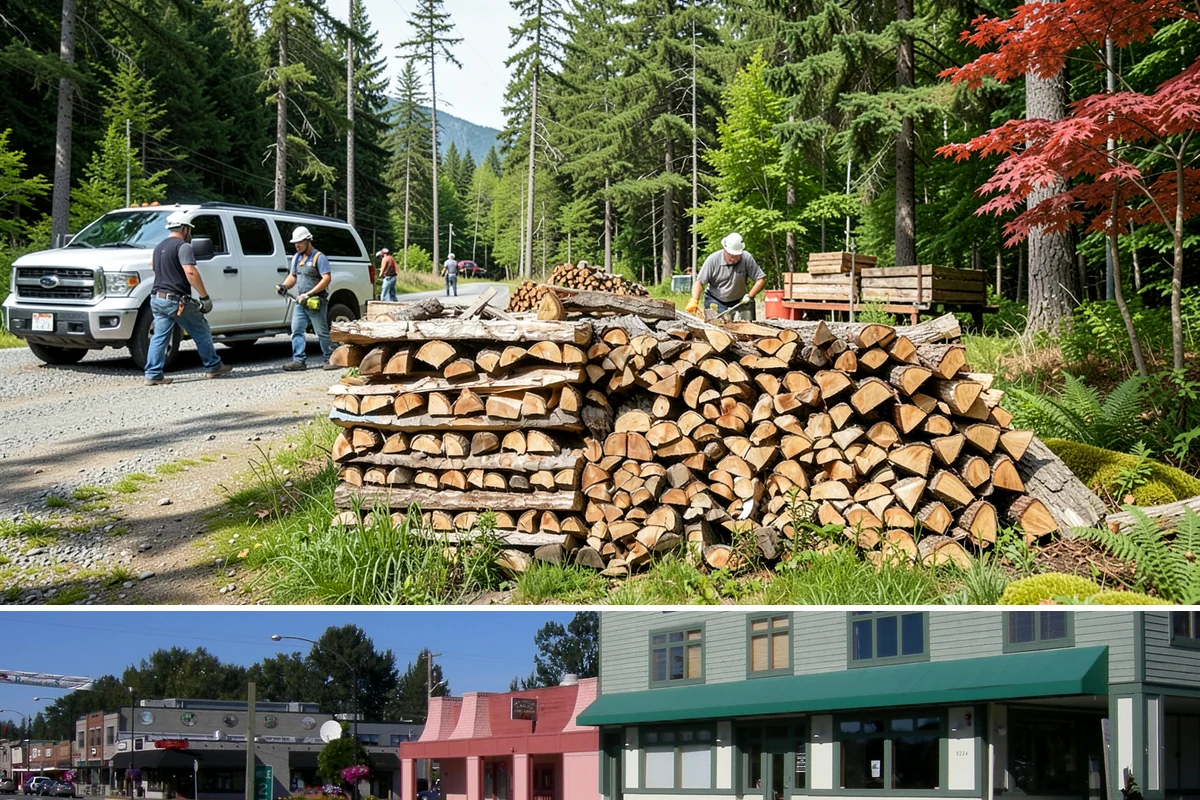 Ready-to-Burn Firewood in Snoqualmie, King County, WA - Especially in demand at the first cold snap when households need heat immediately.
