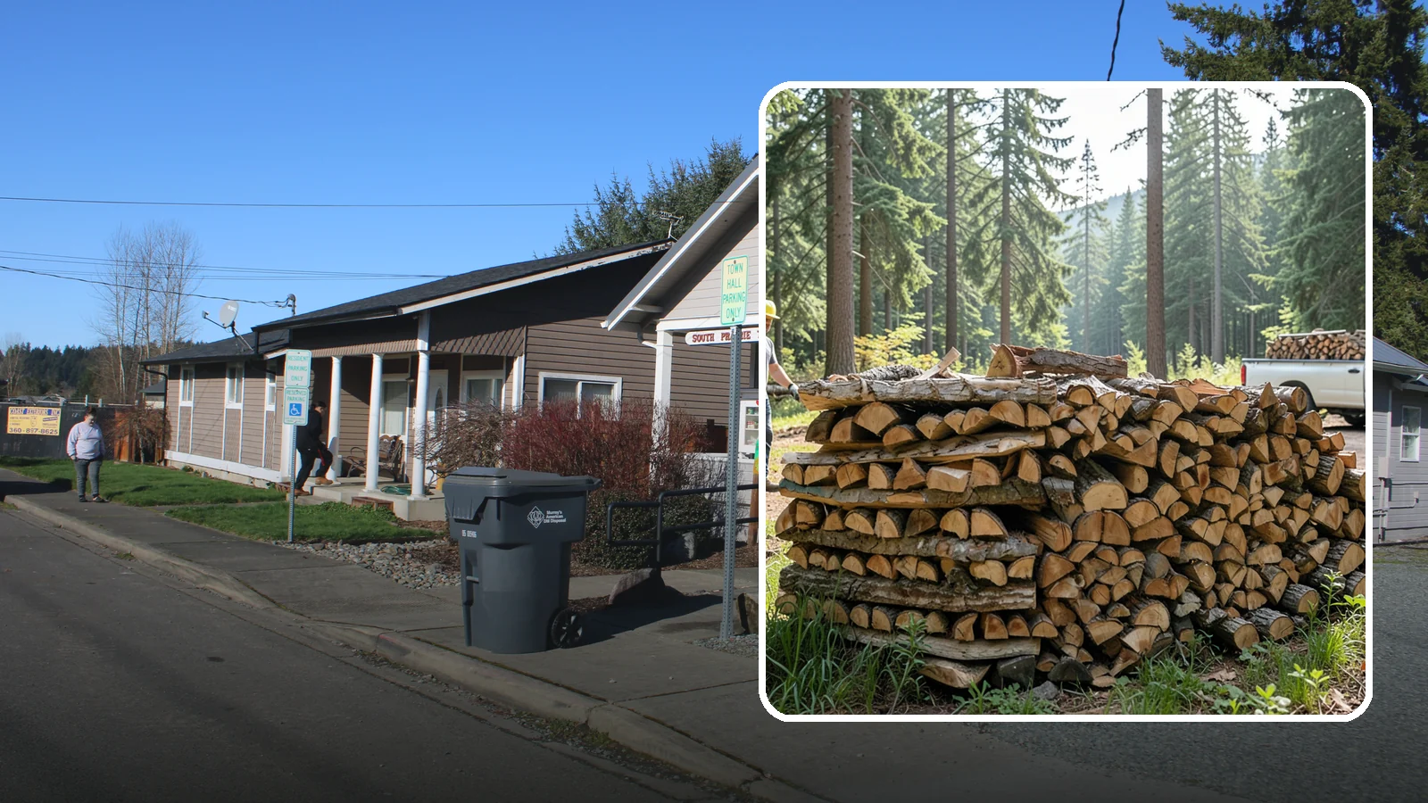 Ready-to-Burn Firewood in South Prairie, Pierce County, WA - Firewood prepared and cured so you can light a fire the moment it is delivered.