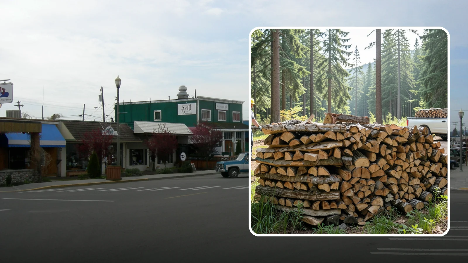 Ready-to-Burn Firewood in Stanwood, Snohomish County, WA - Firewood prepared and cured so you can light a fire the moment it is delivered.
