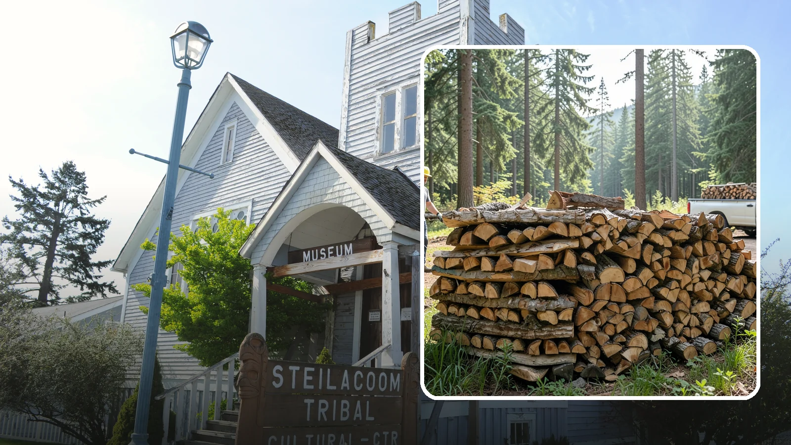 Ready-to-Burn Firewood in Steilacoom, Pierce County, WA - Firewood prepared and cured so you can light a fire the moment it is delivered.