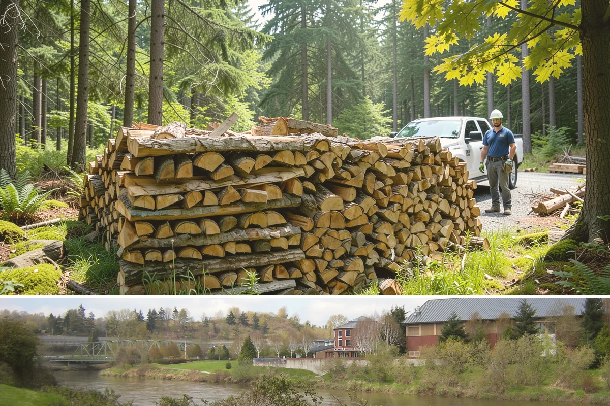 Ready-to-Burn Firewood in Tukwila, King County, WA - Especially in demand at the first cold snap when households need heat immediately.