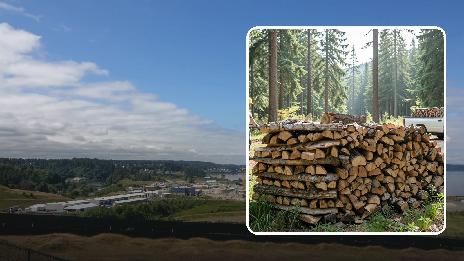 Ready-to-Burn Firewood in University Place, Pierce County, WA - Firewood prepared and cured so you can light a fire the moment it is delivered.