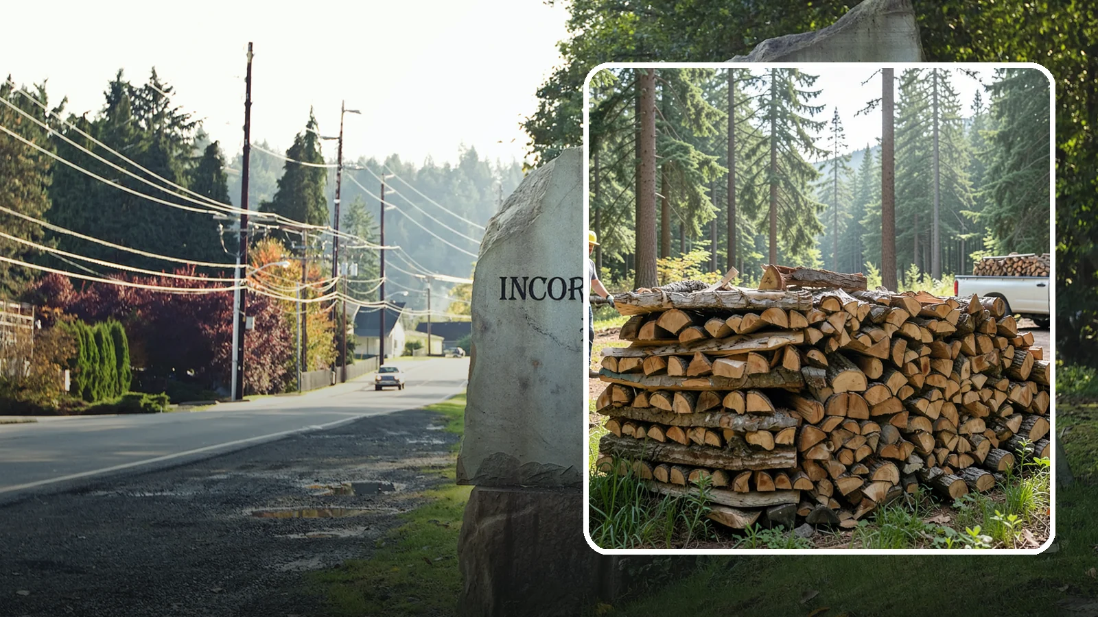 Ready-to-Burn Firewood in Wilkeson, Pierce County, WA - Firewood prepared and cured so you can light a fire the moment it is delivered.