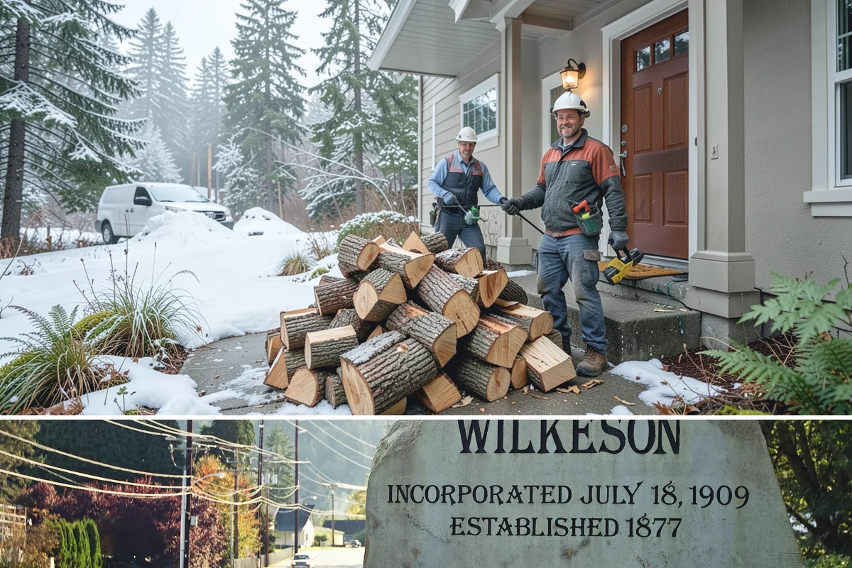 Ready-to-Burn Firewood in Wilkeson, Pierce County, WA - Especially in demand at the first cold snap when households need heat immediately.