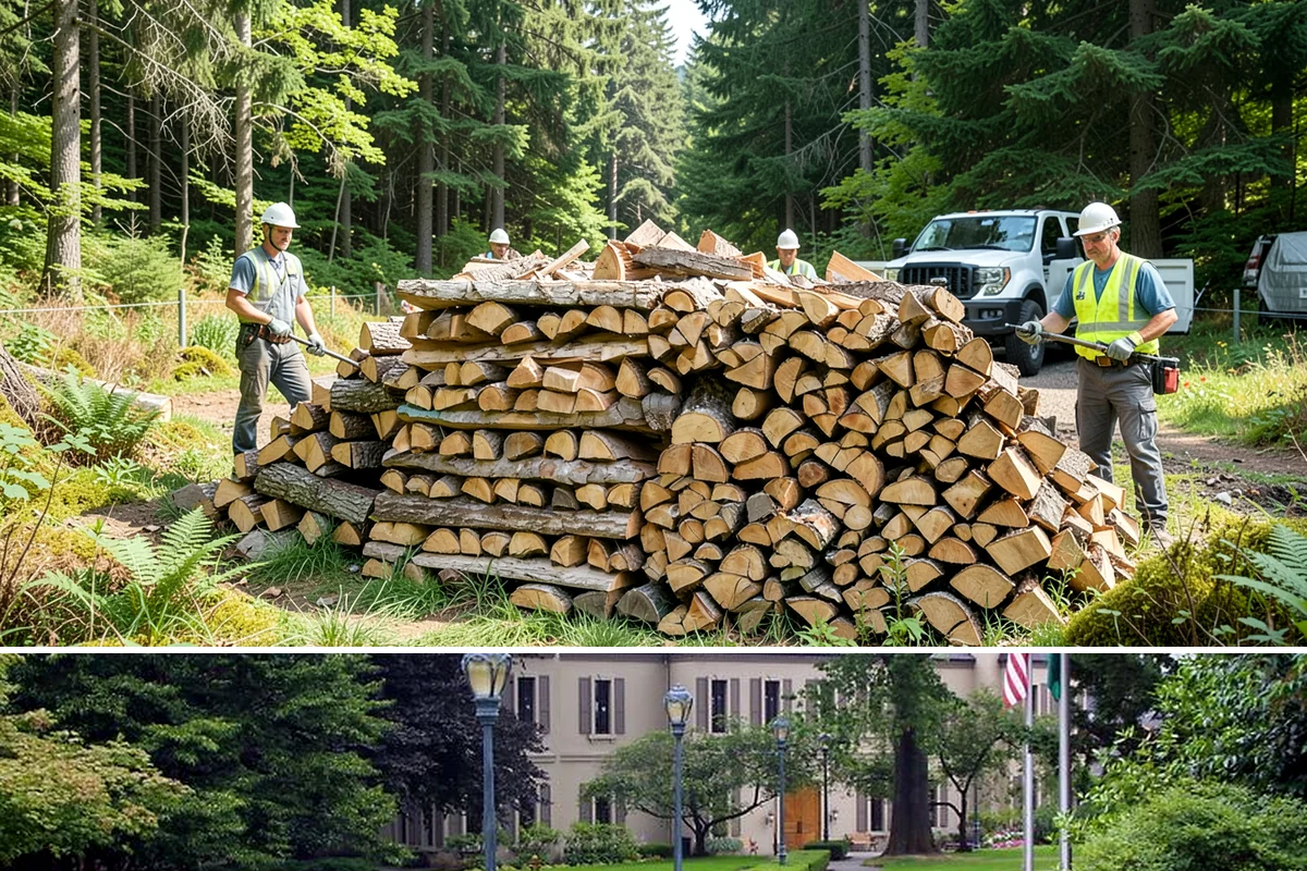 Ready-to-Burn Firewood in Woodinville, King County, WA - Especially in demand at the first cold snap when households need heat immediately.