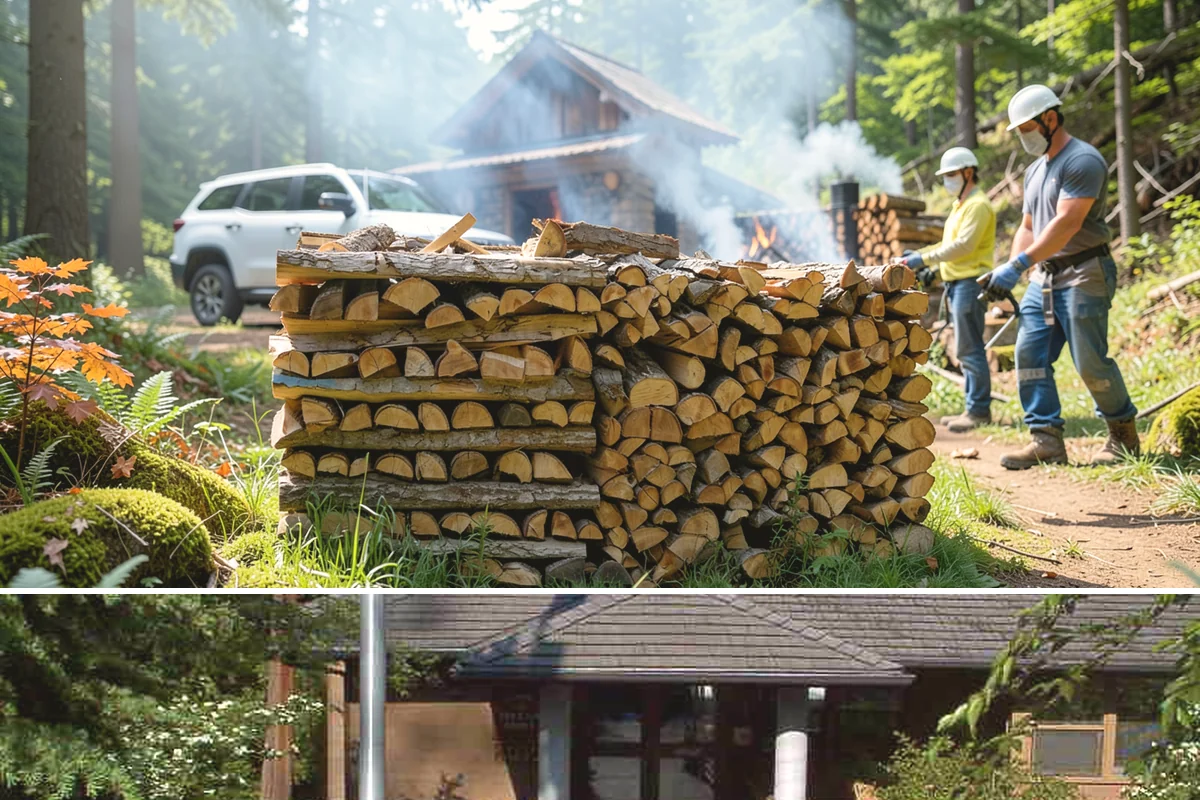 Ready-to-Burn Firewood in Yarrow Point, King County, WA - Especially in demand at the first cold snap when households need heat immediately.