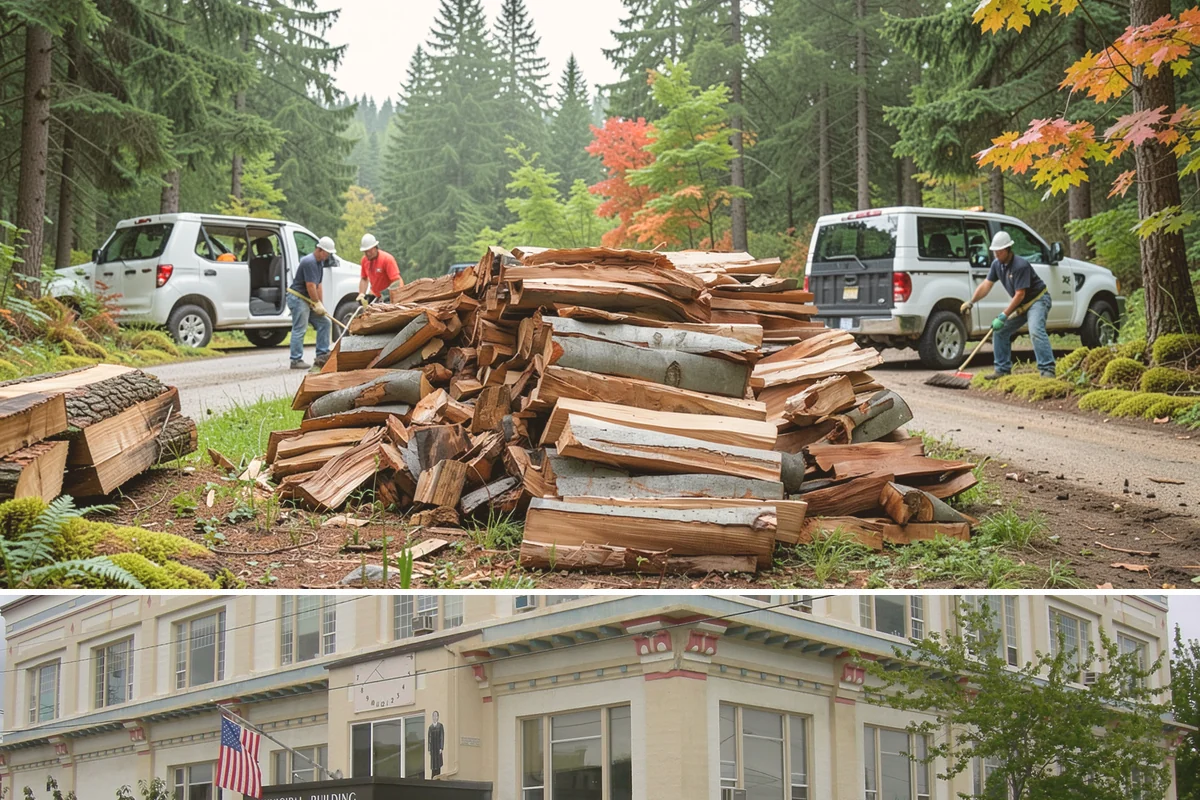 Reclaimed Firewood in Anacortes, Skagit County, WA - Available throughout the year, with fall and winter being the most popular times to stock reclaimed fuel.