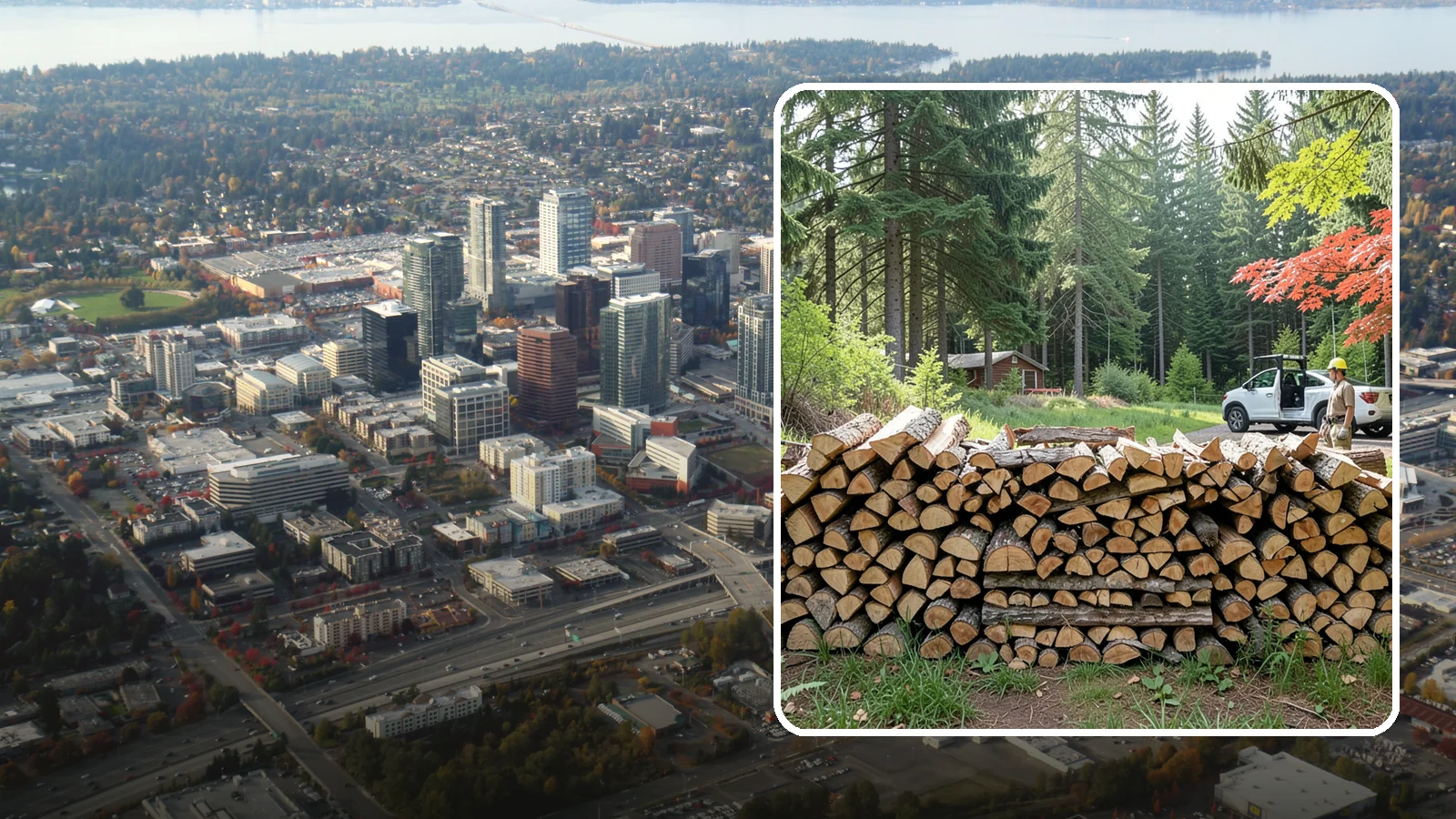 Reclaimed Firewood in Bellevue, King County, WA - We turn wood that would otherwise be discarded into clean, usable firewood for your stove or fireplace.