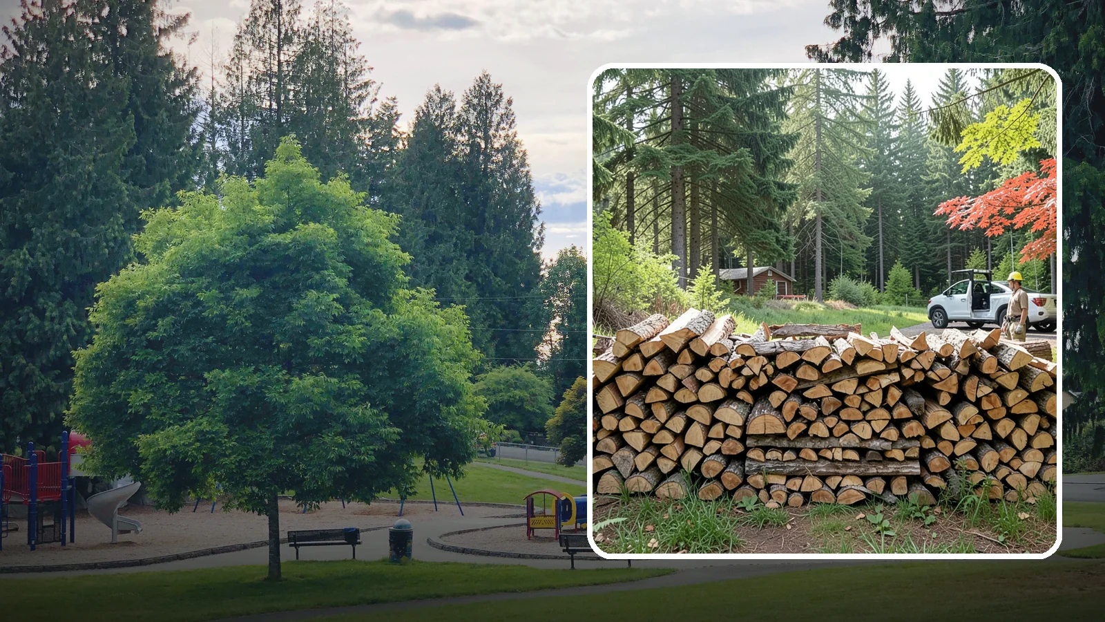 Reclaimed Firewood in Bonney Lake, Pierce County, WA - We turn wood that would otherwise be discarded into clean, usable firewood for your stove or fireplace.