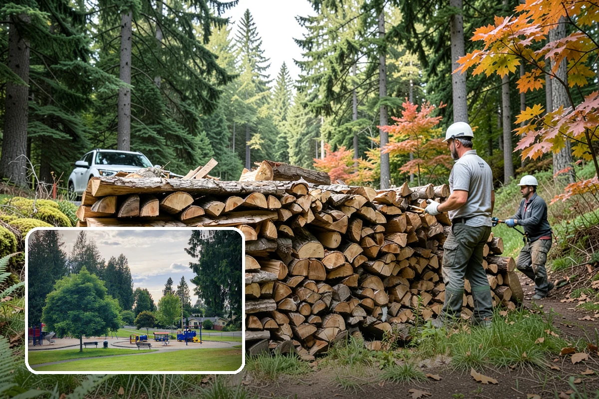 Reclaimed Firewood in Bonney Lake, Pierce County, WA - Diverts usable wood from the waste stream