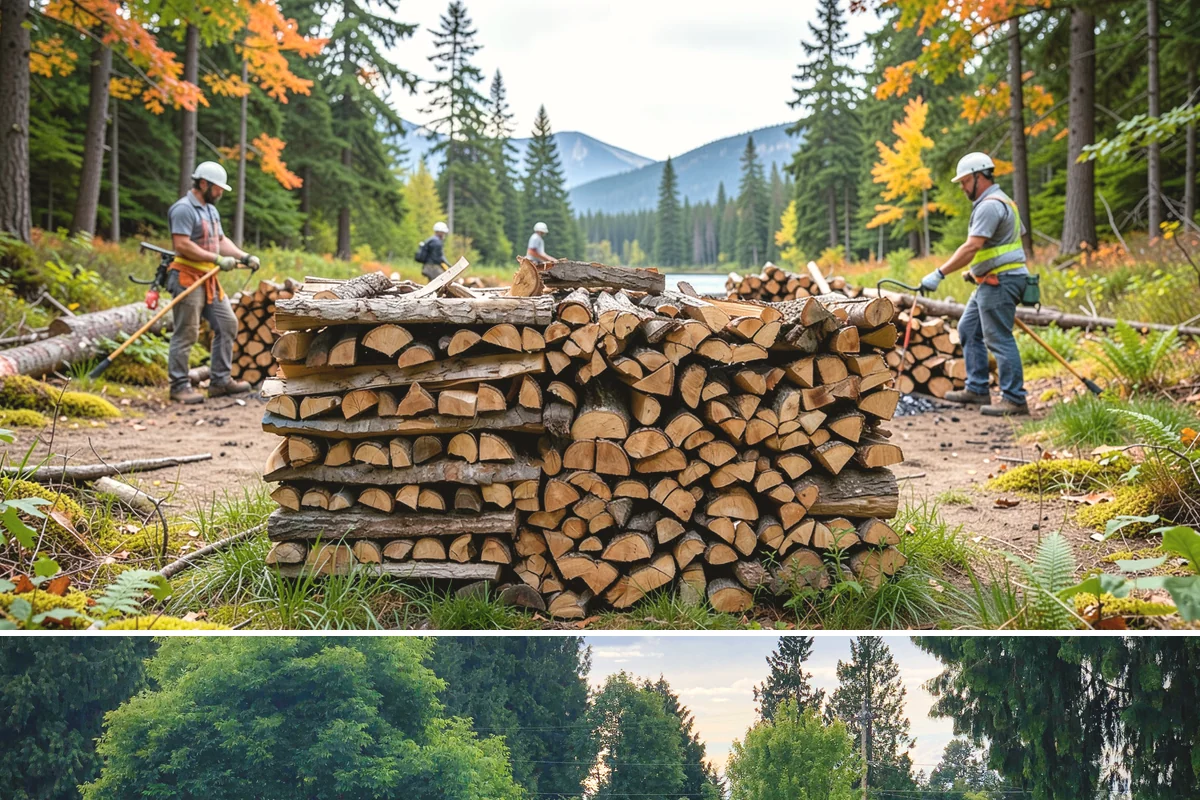 Reclaimed Firewood in Bonney Lake, Pierce County, WA - Available throughout the year, with fall and winter being the most popular times to stock reclaimed fuel.