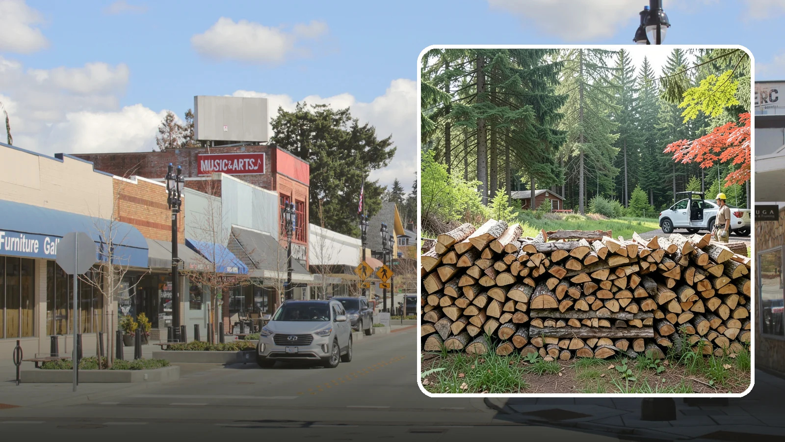 Reclaimed Firewood in Bothell, King County, WA - We turn wood that would otherwise be discarded into clean, usable firewood for your stove or fireplace.