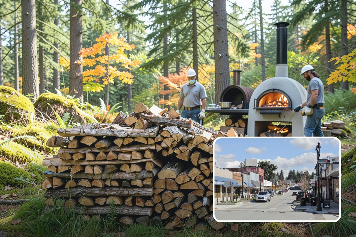 Reclaimed Firewood in Bothell, King County, WA - Diverts usable wood from the waste stream