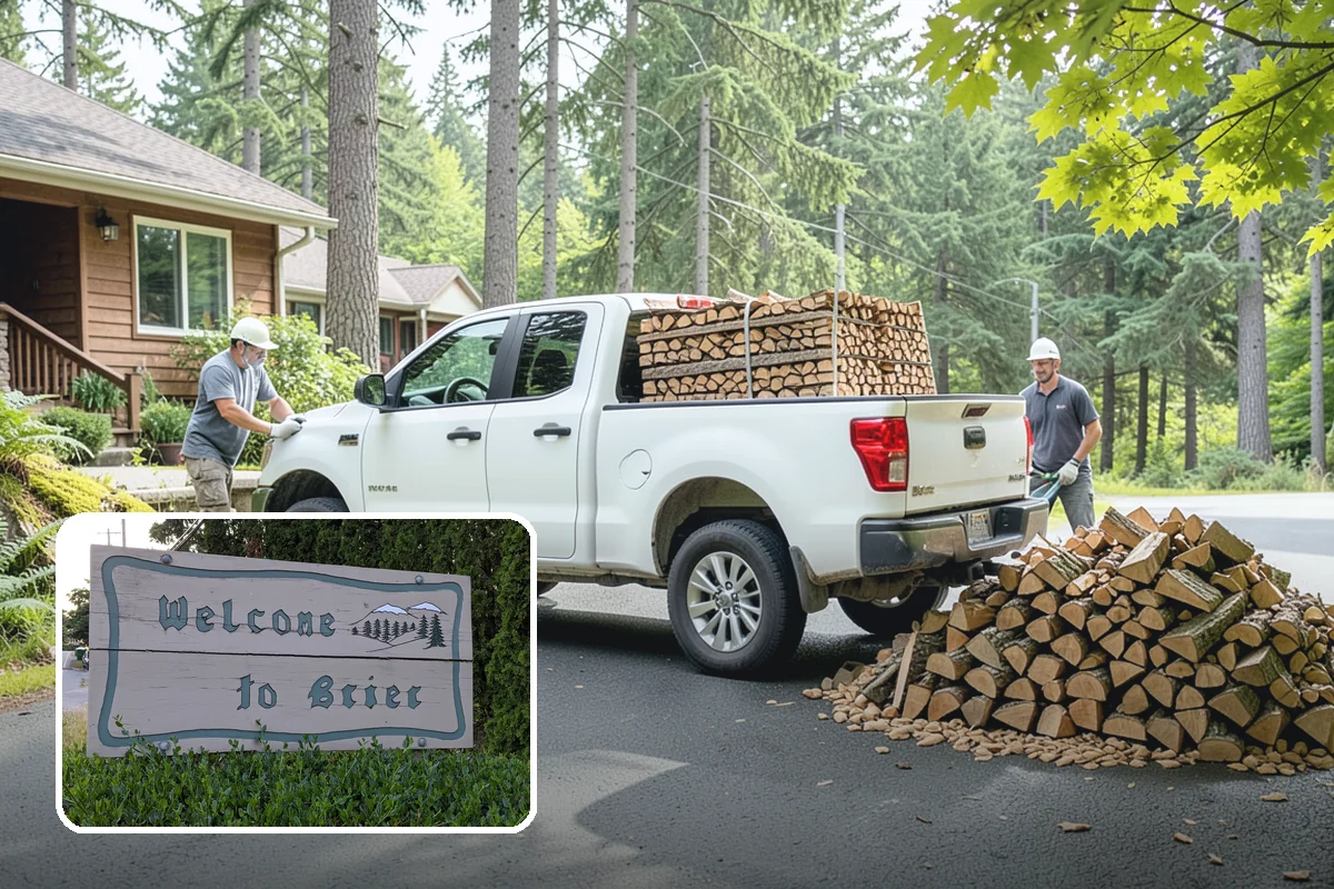 Reclaimed Firewood in Brier, Snohomish County, WA - Diverts usable wood from the waste stream