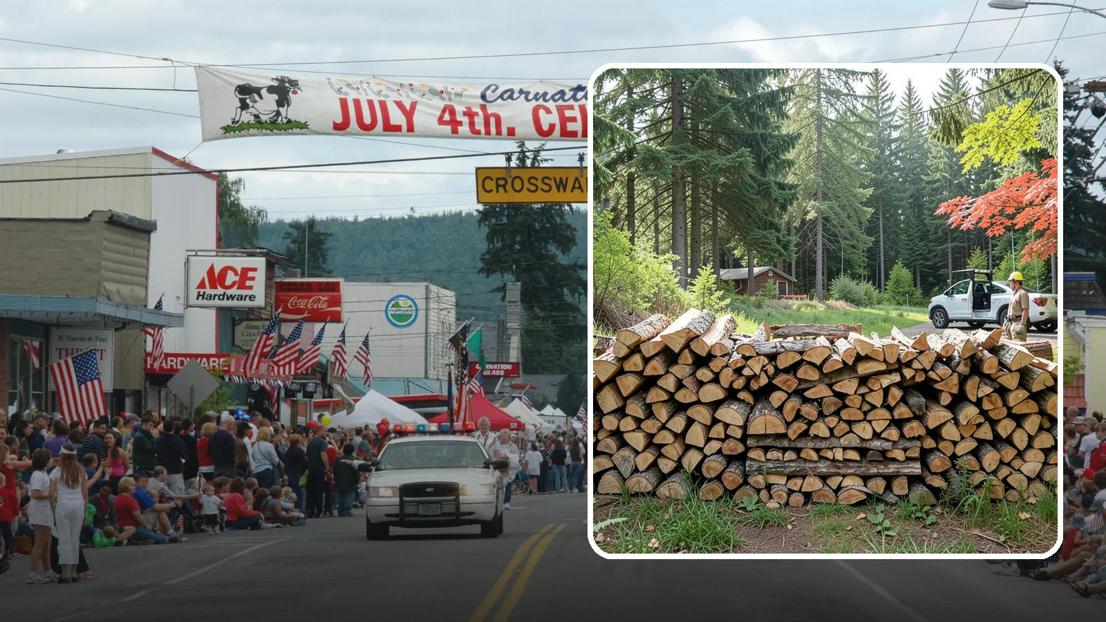 Reclaimed Firewood in Carnation, King County, WA - We turn wood that would otherwise be discarded into clean, usable firewood for your stove or fireplace.