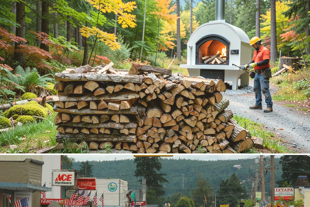 Reclaimed Firewood in Carnation, King County, WA - Available throughout the year, with fall and winter being the most popular times to stock reclaimed fuel.