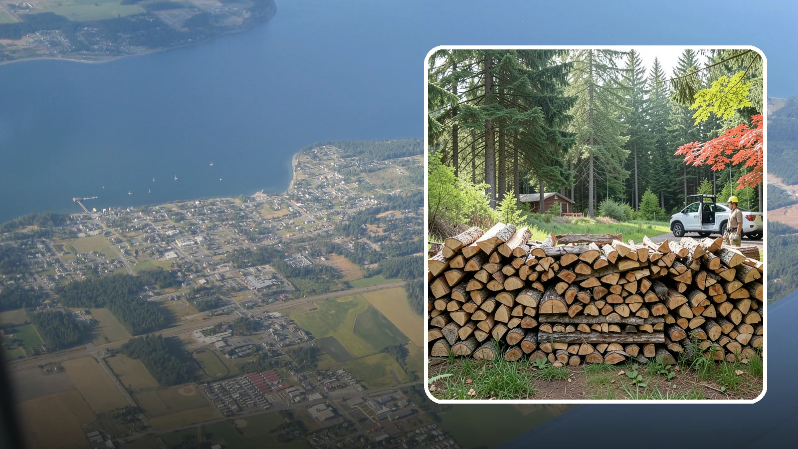 Reclaimed Firewood in Coupeville, Island County, WA - We turn wood that would otherwise be discarded into clean, usable firewood for your stove or fireplace.