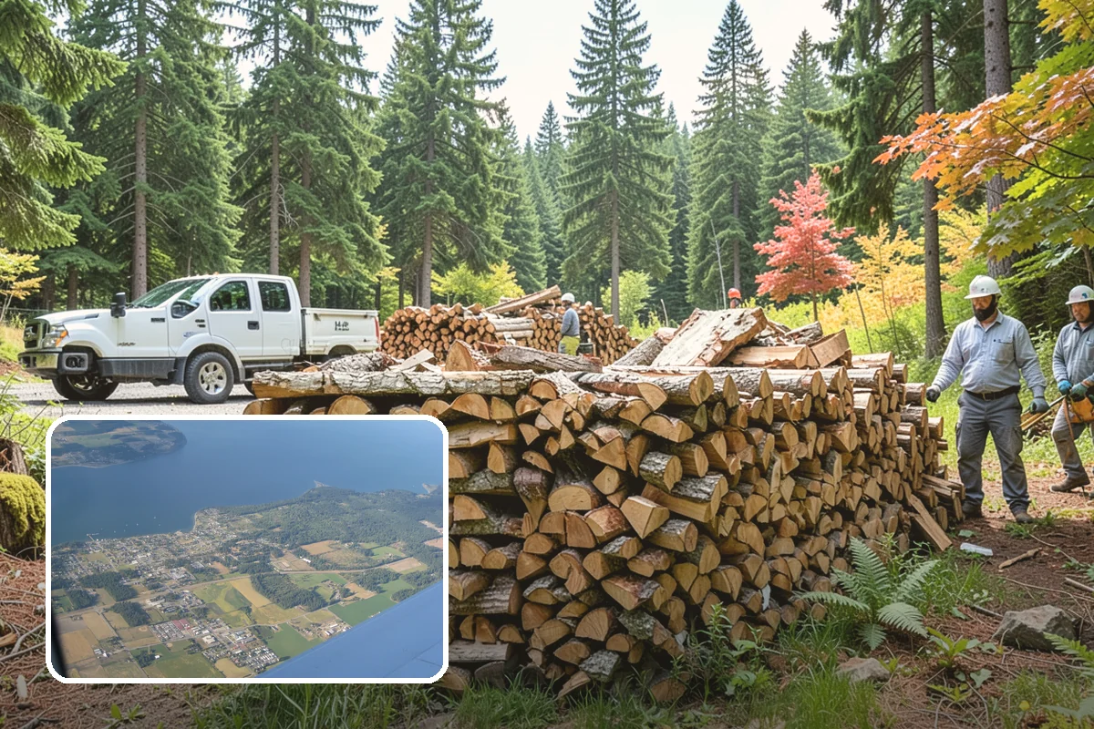 Reclaimed Firewood in Coupeville, Island County, WA - Diverts usable wood from the waste stream