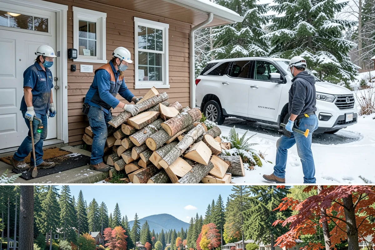 Reclaimed Firewood in Covington, WA - Available throughout the year, with fall and winter being the most popular times to stock reclaimed fuel.
