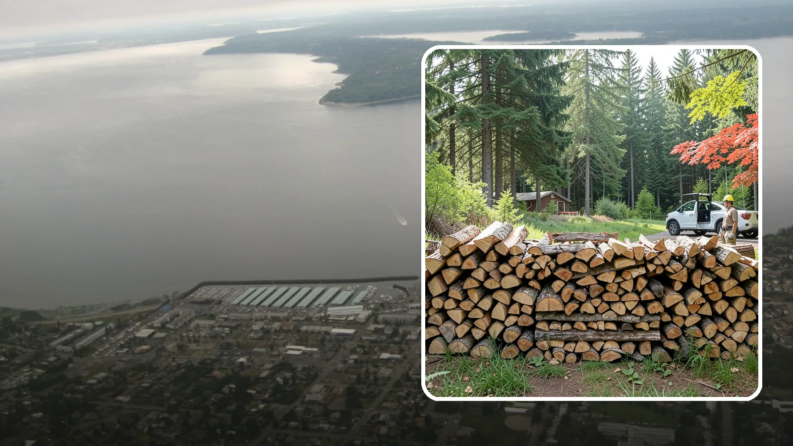 Reclaimed Firewood in Des Moines, King County, WA - We turn wood that would otherwise be discarded into clean, usable firewood for your stove or fireplace.