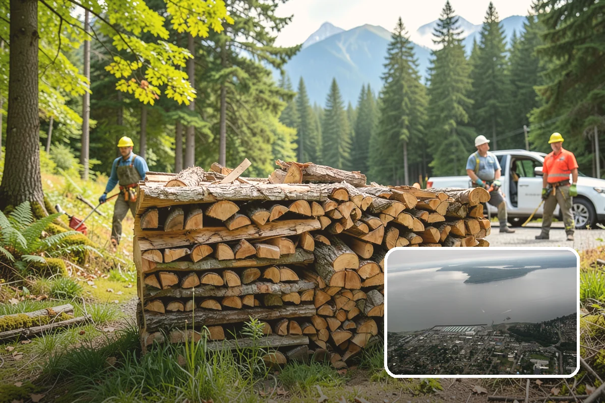 Reclaimed Firewood in Des Moines, King County, WA - Diverts usable wood from the waste stream