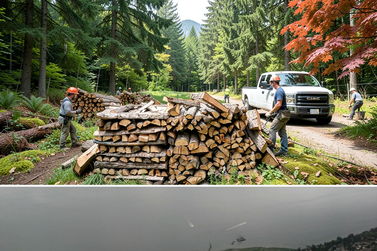 Reclaimed Firewood in Des Moines, King County, WA - Available throughout the year, with fall and winter being the most popular times to stock reclaimed fuel.