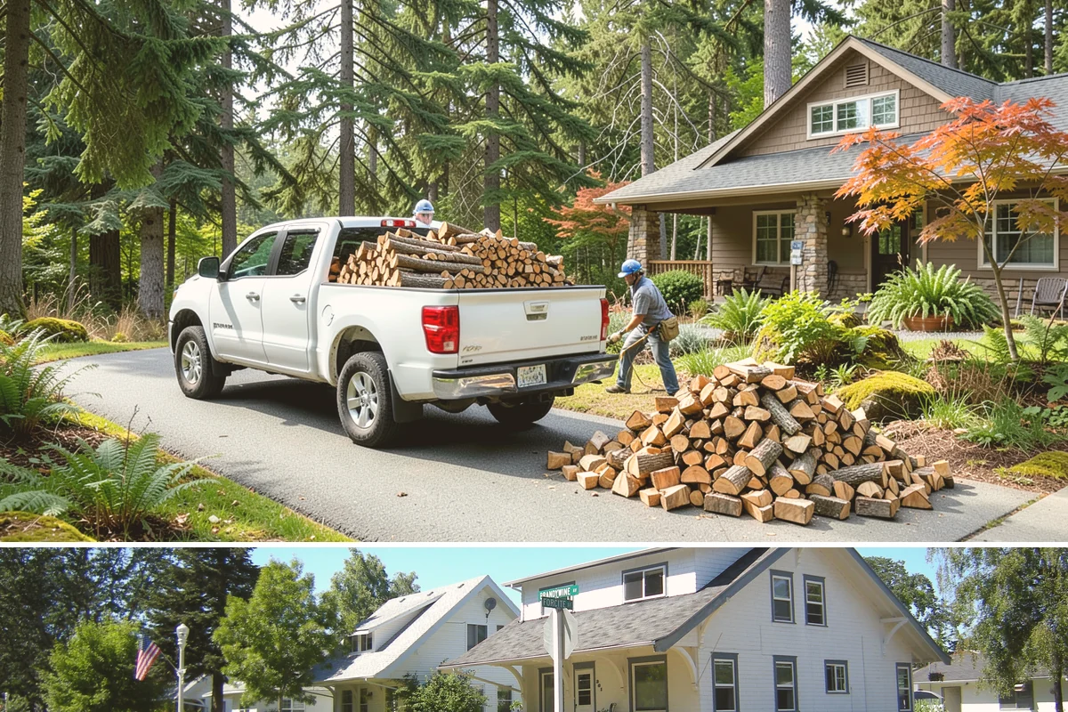Reclaimed Firewood in DuPont, Pierce County, WA - Available throughout the year, with fall and winter being the most popular times to stock reclaimed fuel.