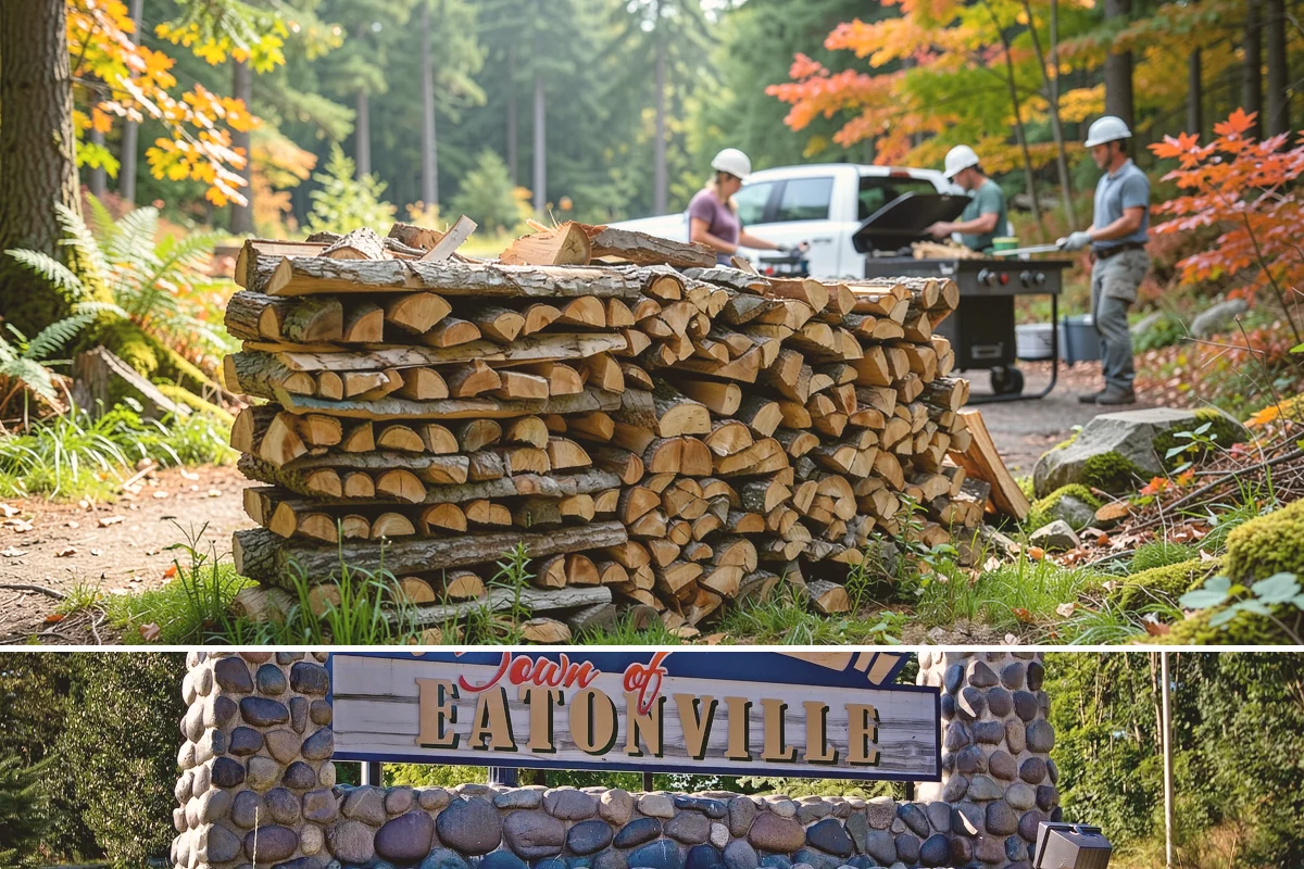 Reclaimed Firewood in Eatonville, Pierce County, WA - Available throughout the year, with fall and winter being the most popular times to stock reclaimed fuel.