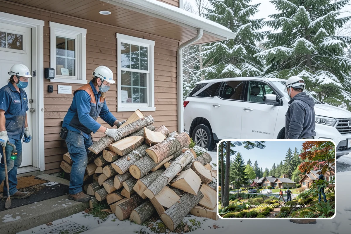 Reclaimed Firewood in Edgewood, Pierce County, WA - Diverts usable wood from the waste stream