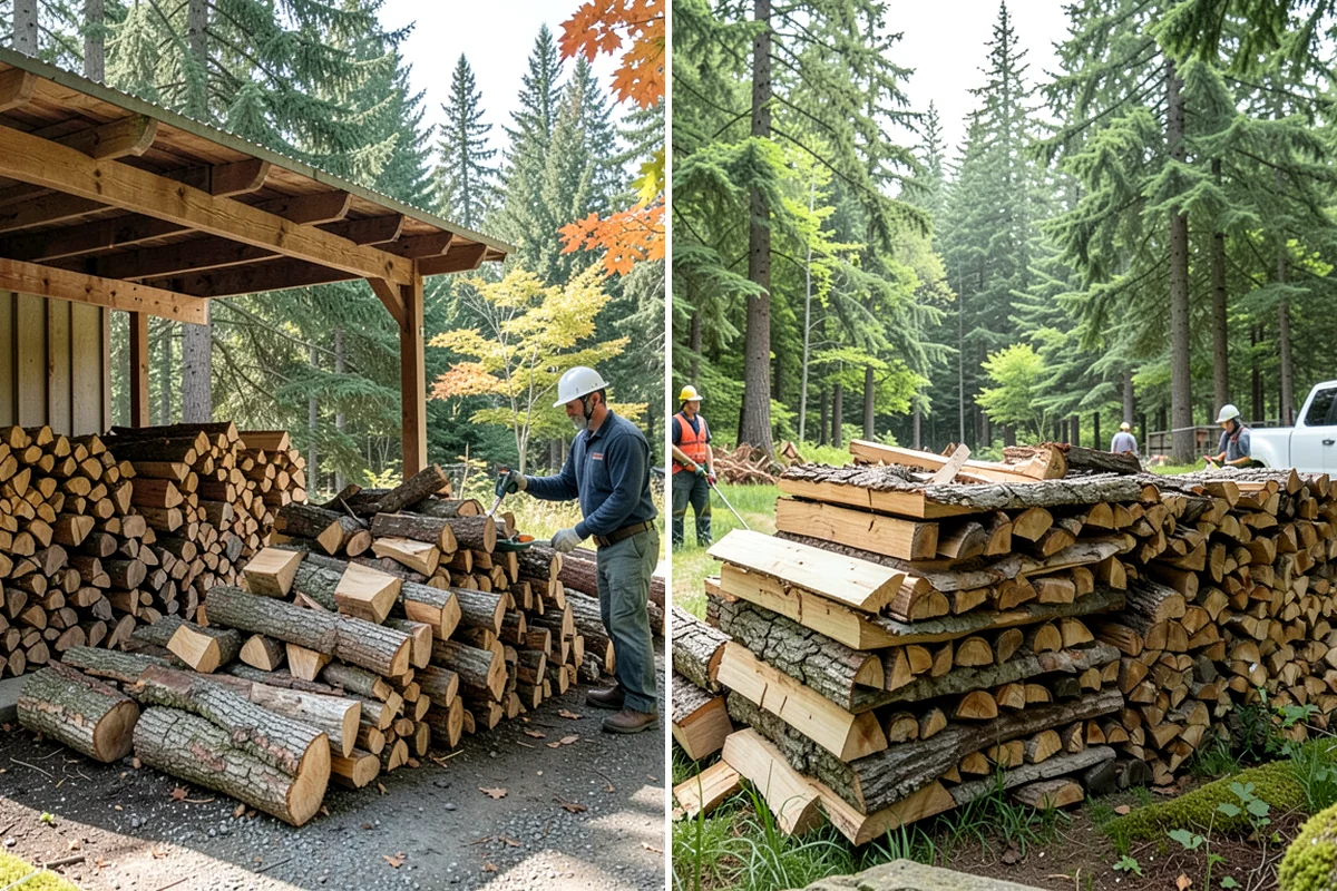 Reclaimed Firewood in Enumclaw, King County, WA - Identify and collect suitable reclaimed wood