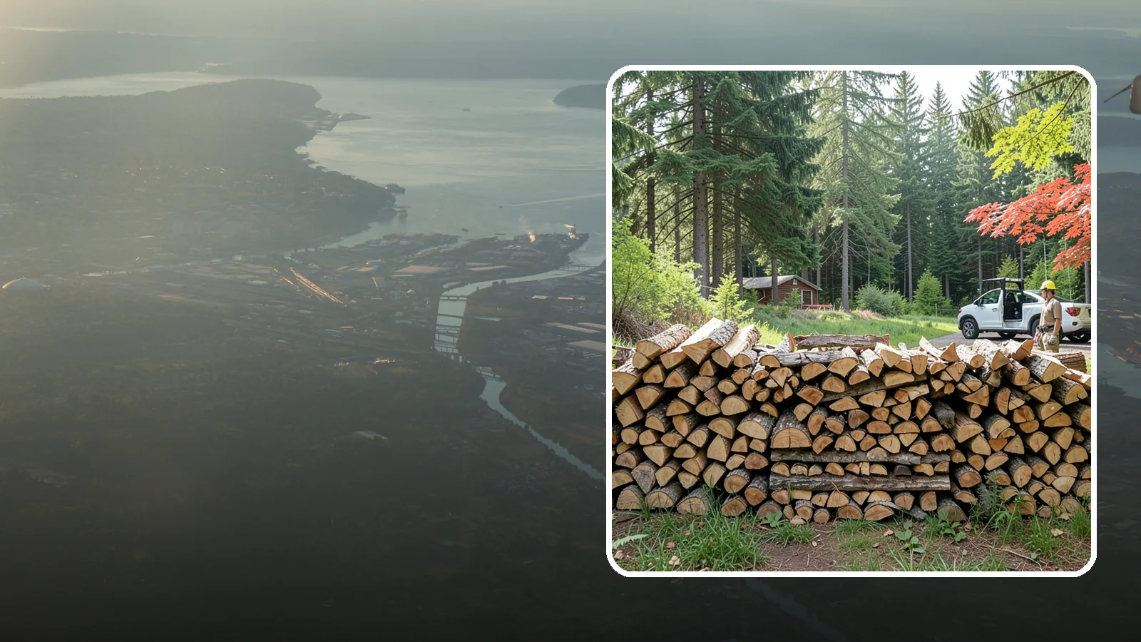 Reclaimed Firewood in Fife, Pierce County, WA - We turn wood that would otherwise be discarded into clean, usable firewood for your stove or fireplace.