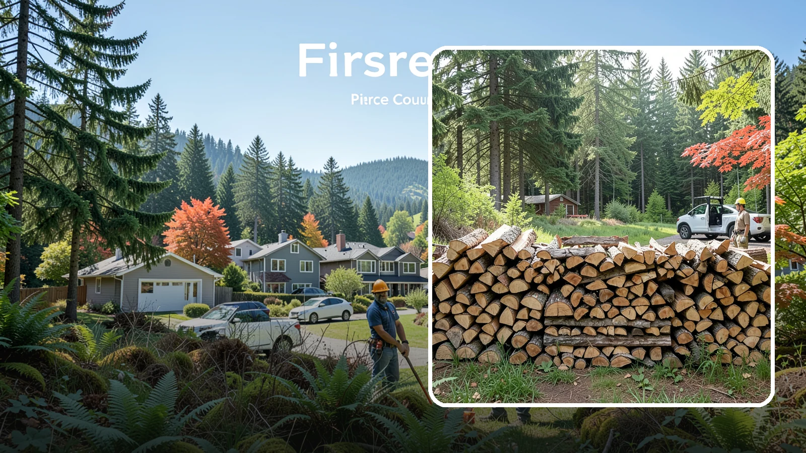 Reclaimed Firewood in Fircrest, Pierce County, WA - We turn wood that would otherwise be discarded into clean, usable firewood for your stove or fireplace.