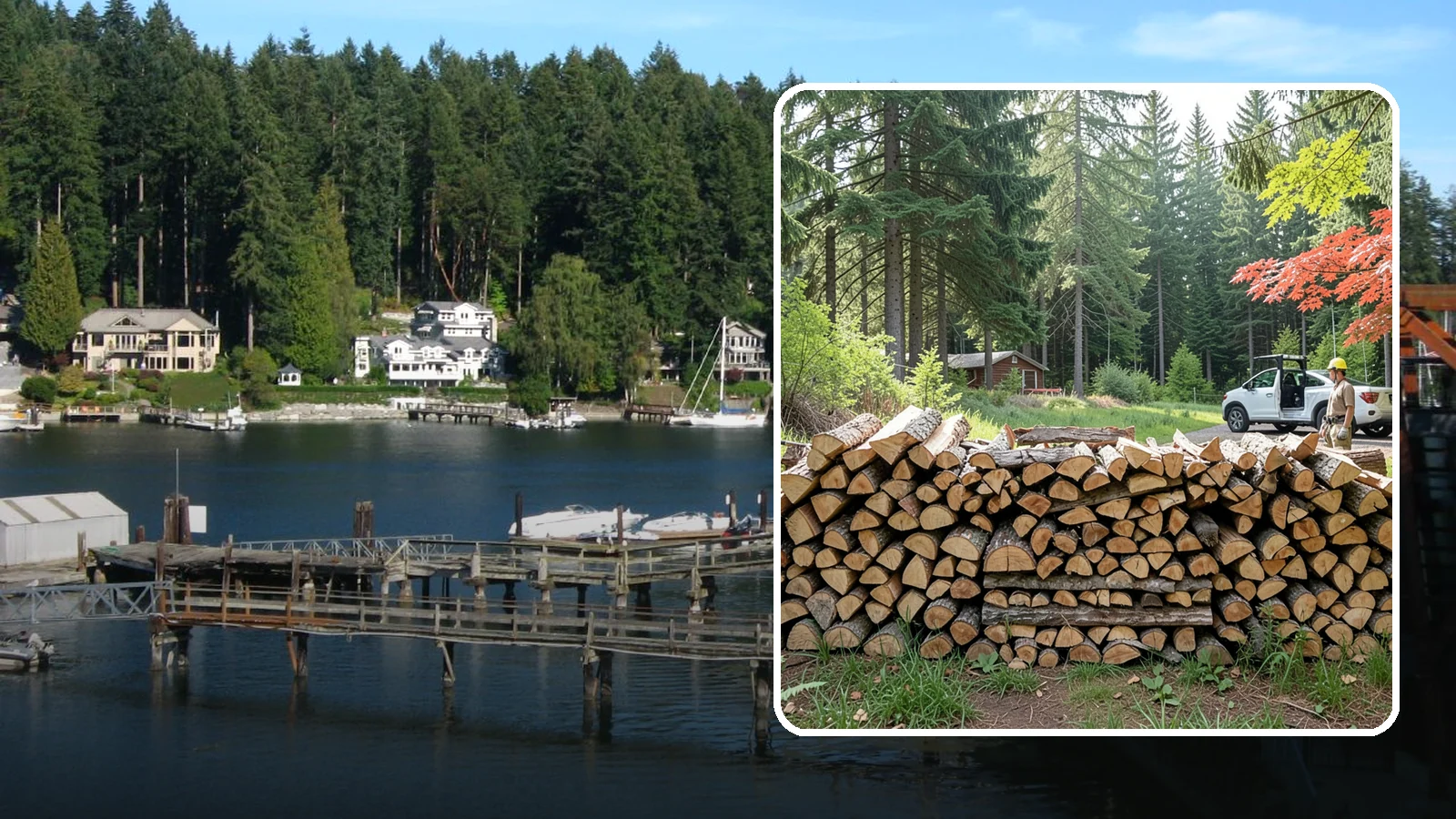 Reclaimed Firewood in Gig Harbor, Pierce County, WA - We turn wood that would otherwise be discarded into clean, usable firewood for your stove or fireplace.