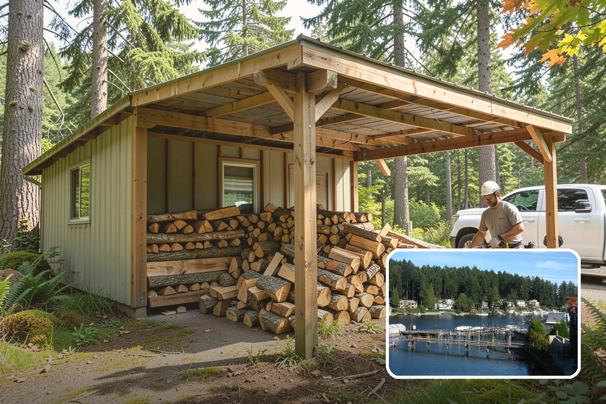 Reclaimed Firewood in Gig Harbor, Pierce County, WA - Diverts usable wood from the waste stream