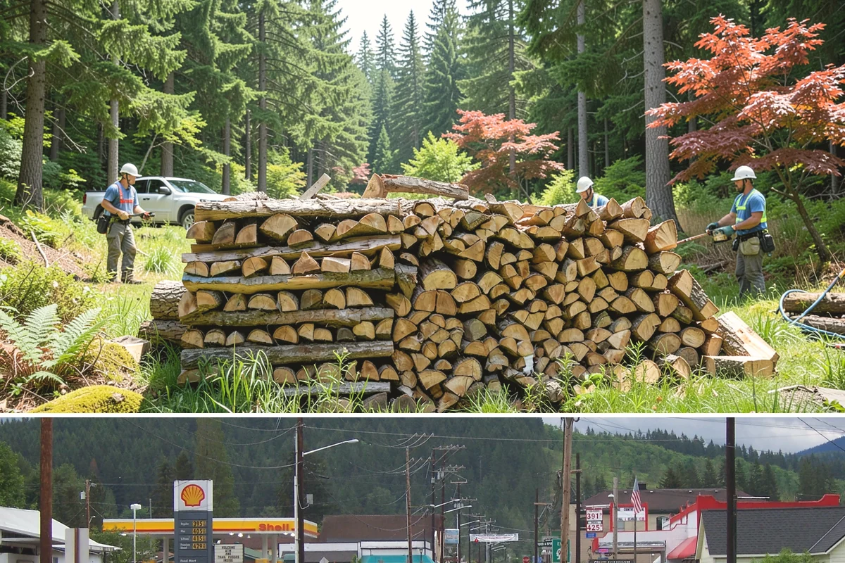 Reclaimed Firewood in Granite Falls, Snohomish County, WA - Available throughout the year, with fall and winter being the most popular times to stock reclaimed fuel.