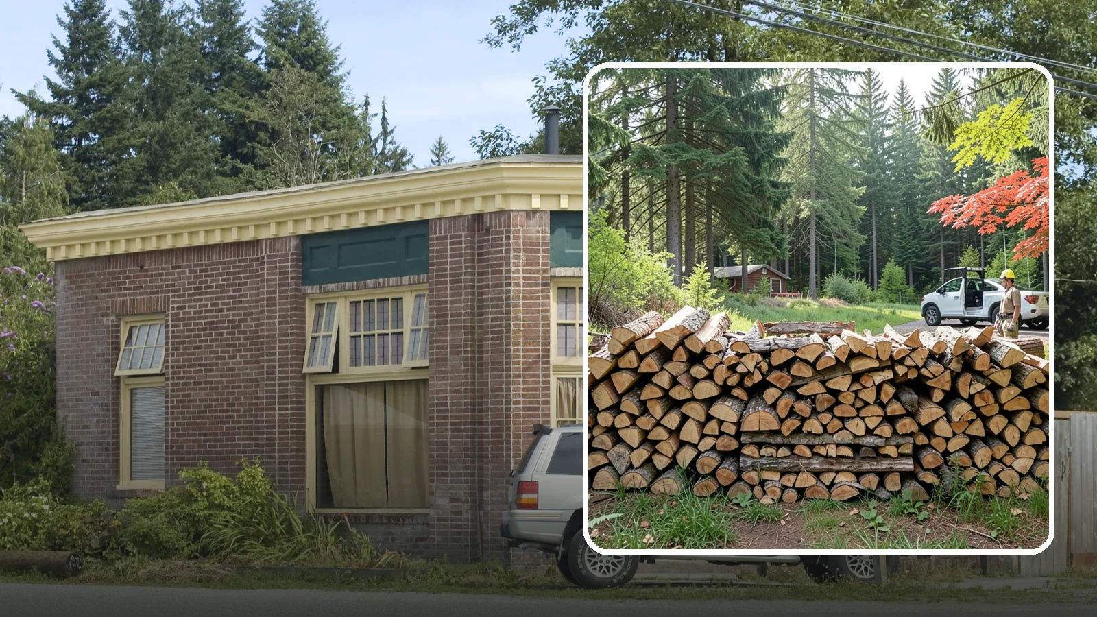 Reclaimed Firewood in Hamilton, Skagit County, WA - We turn wood that would otherwise be discarded into clean, usable firewood for your stove or fireplace.
