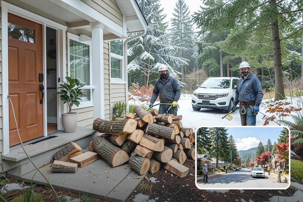 Reclaimed Firewood in Hunts Point, King County, WA - Diverts usable wood from the waste stream