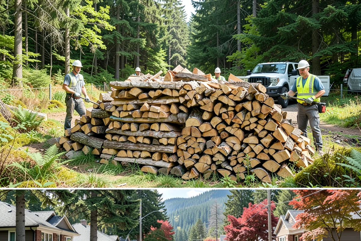 Reclaimed Firewood in Hunts Point, King County, WA - Available throughout the year, with fall and winter being the most popular times to stock reclaimed fuel.
