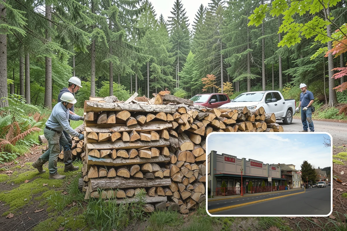 Reclaimed Firewood in Issaquah, King County, WA - Diverts usable wood from the waste stream