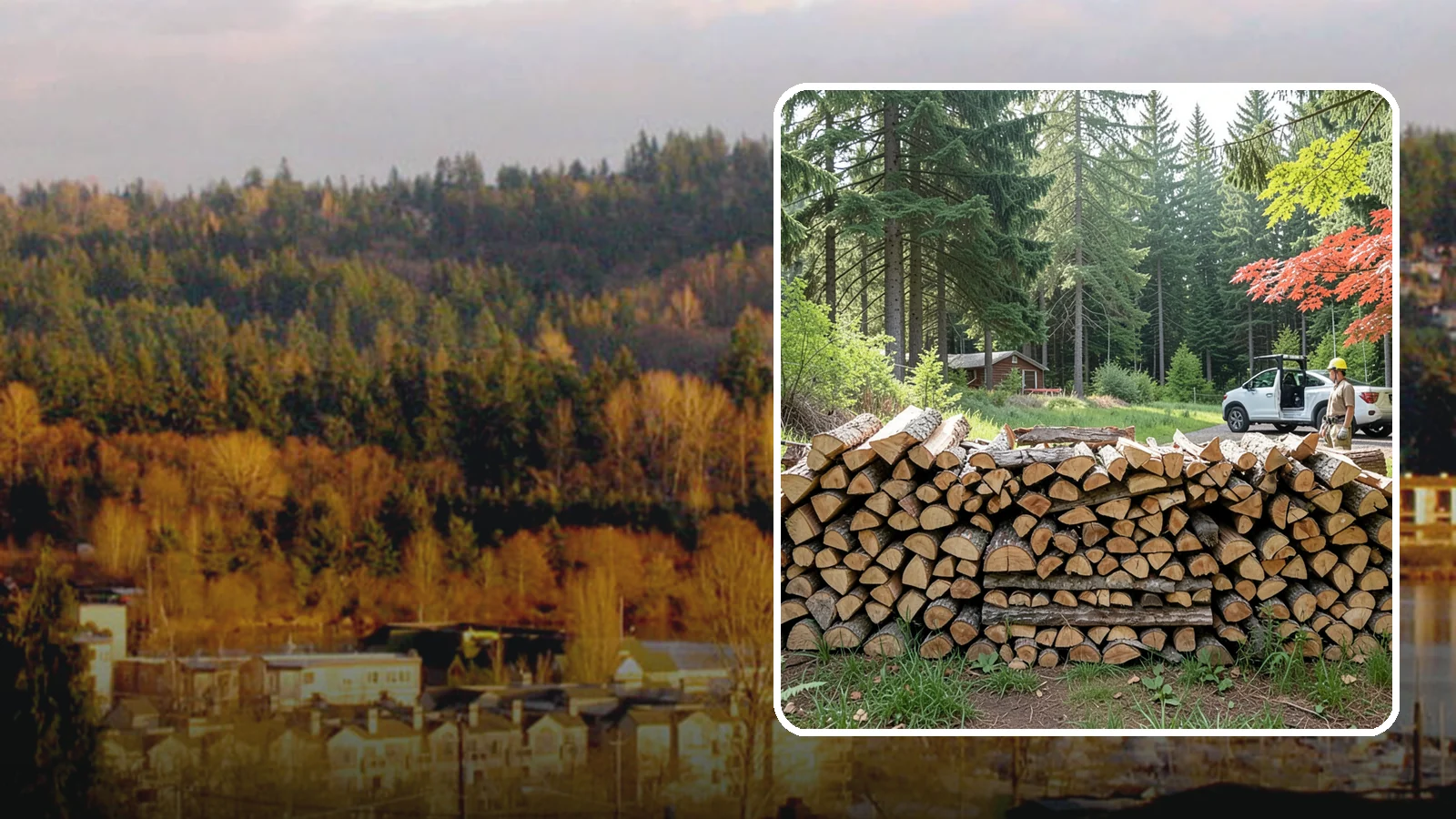 Reclaimed Firewood in Kenmore, King County, WA - We turn wood that would otherwise be discarded into clean, usable firewood for your stove or fireplace.