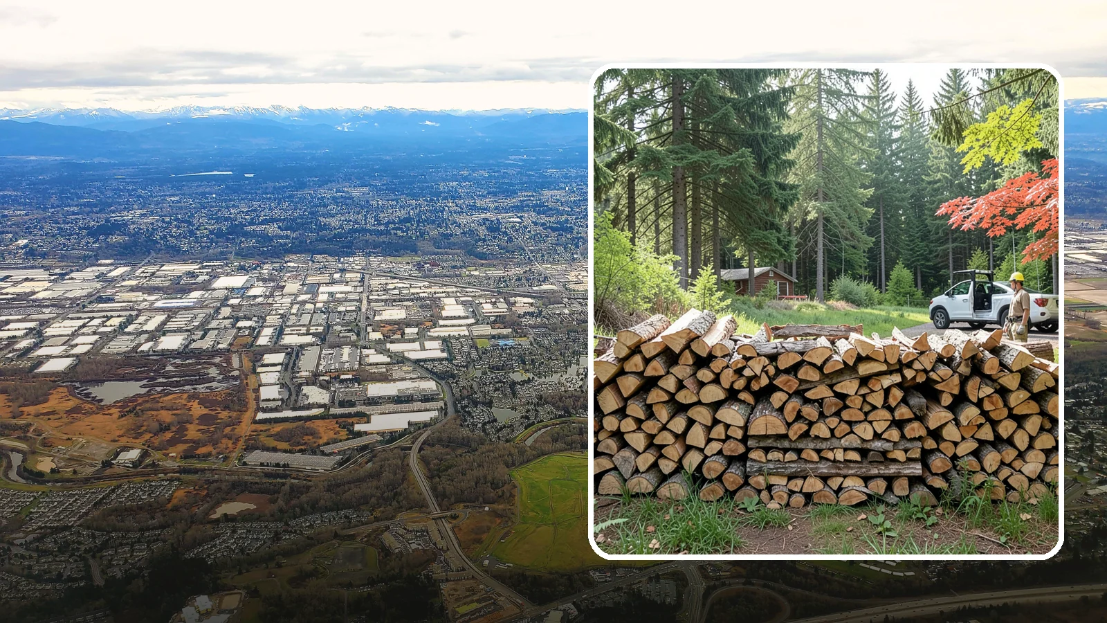 Reclaimed Firewood in Kent, King County, WA - We turn wood that would otherwise be discarded into clean, usable firewood for your stove or fireplace.