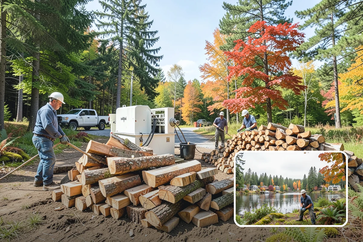 Reclaimed Firewood in La Conner, Skagit County, WA - Diverts usable wood from the waste stream